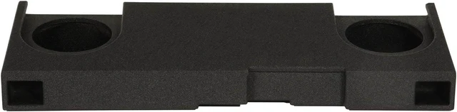 Alt view image 17 of 19 - QPower 2 Hole 2014-2016 GM/Chevy Crew Cab 10" Ported Subwoofer Box | QBGMC14210