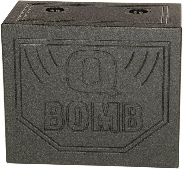 Alt view image 5 of 20 - QPower QBOMB10VL Single 10" Vented Ported Car Subwoofer Sub Box Enclosure QBOMB