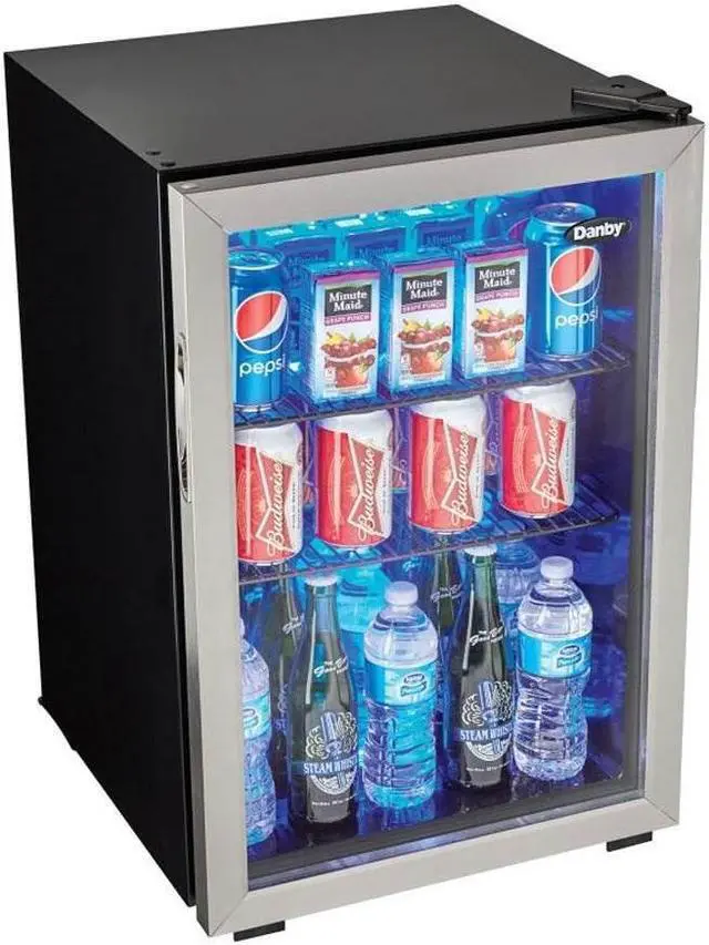 Alt view image 11 of 14 - Danby DBC026A1BSSDB 2.6 cu. ft. Free-Standing Beverage Center in Stainless Steel