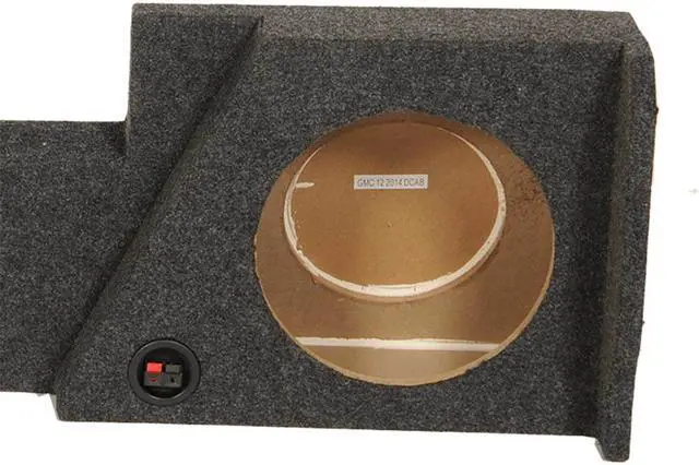 Alt view image 6 of 12 - Qpower Gmc/chevy Speaker Enclosure (gmc102014dcab)