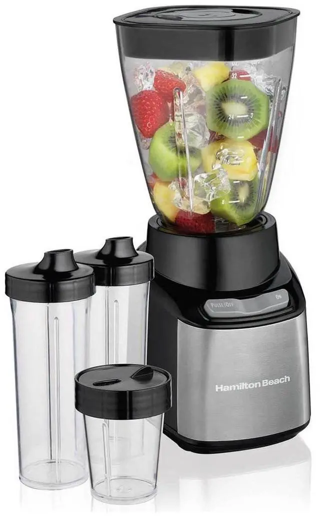 Alt view image 4 of 10 - Hamilton Beach  52400  Black  32 oz.  Jar Size Stay or Go Blending System