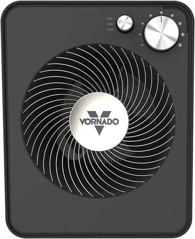 Alt view image 2 of 11 - Vornado 2 Setting Whole Room Vortex Circulation Space Heater, Black (For Parts)