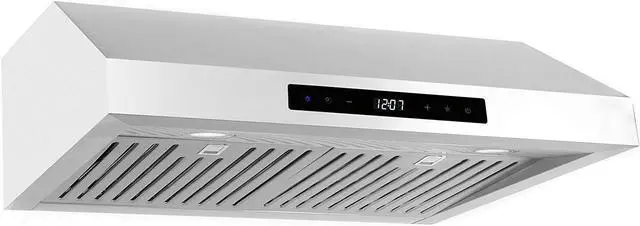 Main image of Cosmo UMC30 Under Cabinet Stainless Steel Range Hood with 380 CFM, Permanent Filters & LED Lights, 30 inch