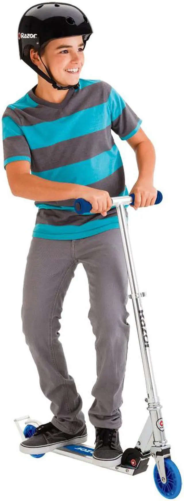 Alt view image 7 of 8 - Razor 13014340 Kick Scooter - Blue