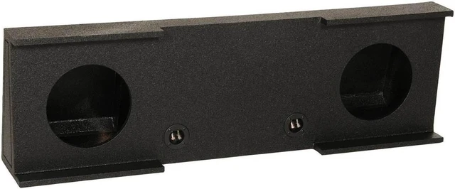 Alt view image 3 of 12 - Q Power QBGMC10 2007 4DR Dual 10-Inch Custom Fit Speaker Box for GM/Chevy Crew Cab 4-Door Trucks 2007-2013