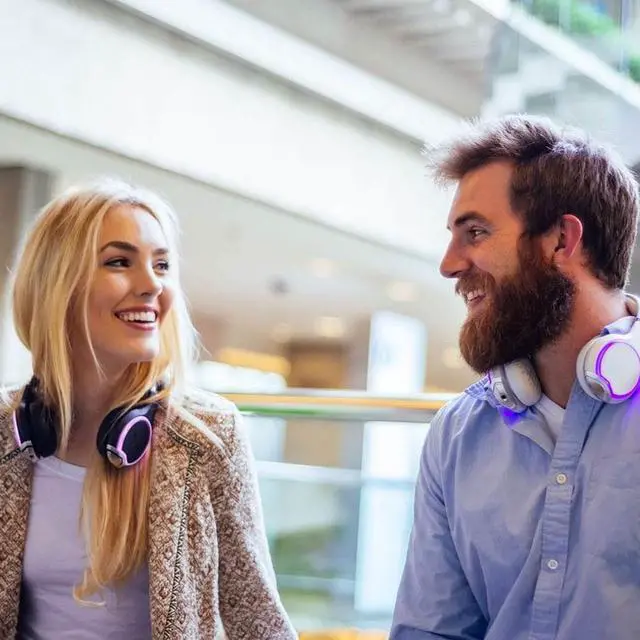 Alt view image 9 of 9 - Wearhaus Arc Bluetooth Headphones with Customizable Lights, Touch Controls, and Wireless Audio Sharing (Black)