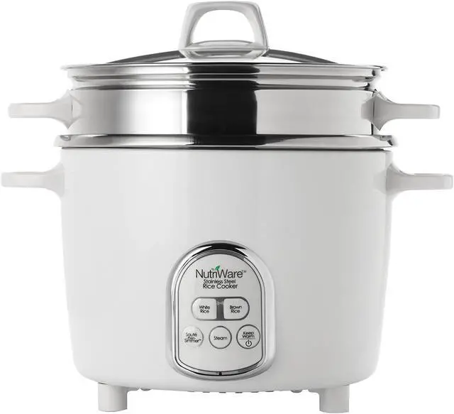 Alt view image 4 of 7 - Aroma NRC-687SD-1SG NutriWare 14 Cp Dig. Rice Cooker & Food Steamer