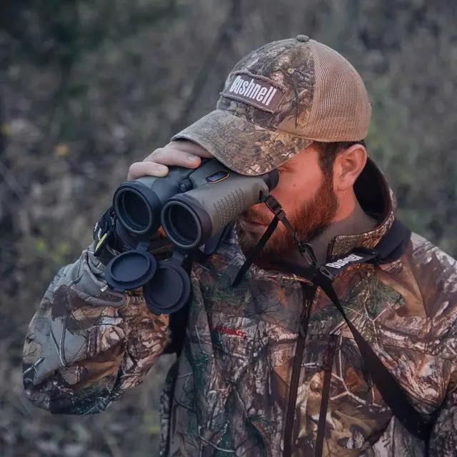 Alt view image 10 of 12 - Bushnell Trophy Xtreme 8x56mm Roof Prism Waterproof Binoculars (Green)