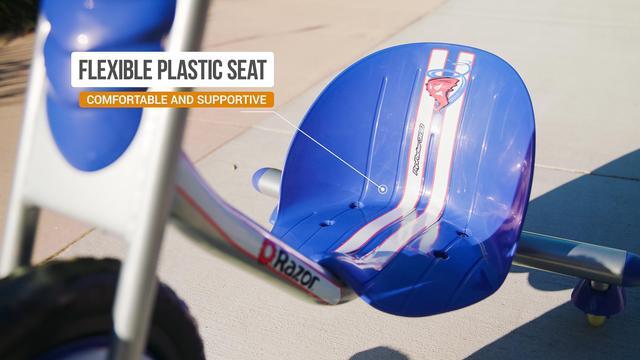 Alt view image 8 of 10 - Razor Rip Rider 360 Drifting Ride-On Kids/Children Tricycle - Blue | 20036542