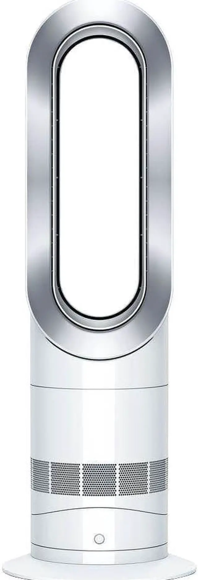 Alt view image 3 of 11 - Dyson AM09 Bladeless Fan Heater w/ Remote, White/Silver