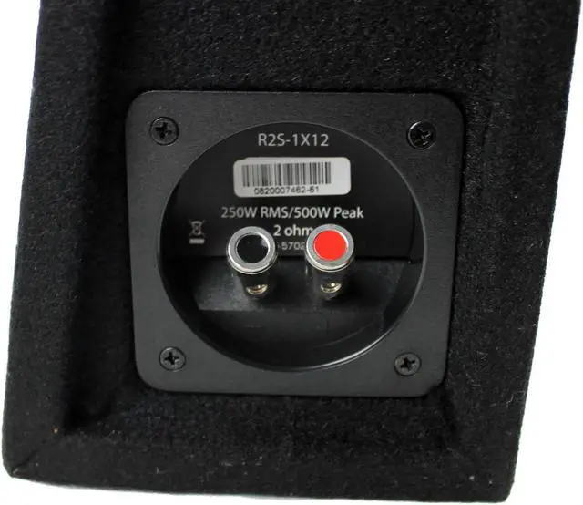 Alt view image 5 of 10 - Rockford Fosgate R2S-1X12 12" 500W Shallow Loaded Subwoofer Sub Enclosure