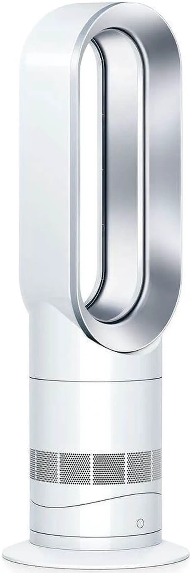 Alt view image 2 of 11 - Dyson AM09 Bladeless Fan Heater w/ Remote, White/Silver