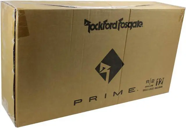 Alt view image 6 of 10 - Rockford Fosgate R2S-1X12 12" 500W Shallow Loaded Subwoofer Sub Enclosure