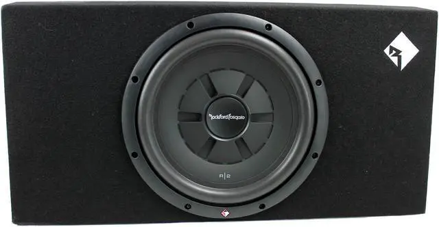 Alt view image 2 of 10 - Rockford Fosgate R2S-1X12 12" 500W Shallow Loaded Subwoofer Sub Enclosure