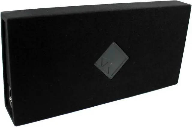 Alt view image 3 of 10 - Rockford Fosgate R2S-1X12 12" 500W Shallow Loaded Subwoofer Sub Enclosure