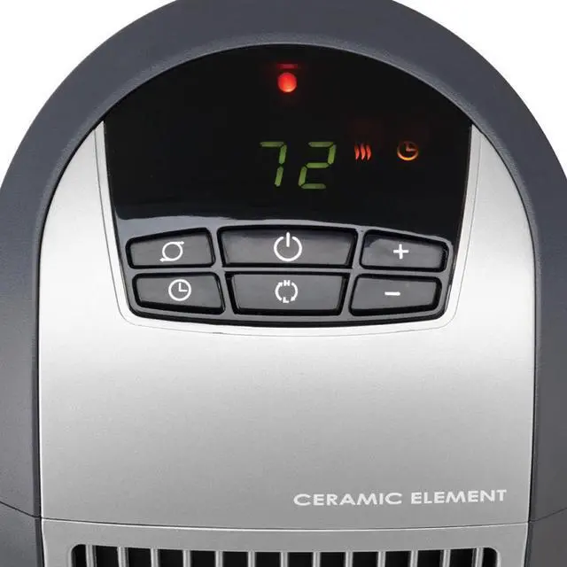 Alt view image 2 of 14 - Lasko 5160 Portable Electric 1500W Room Oscillating Ceramic Tower Space Heater