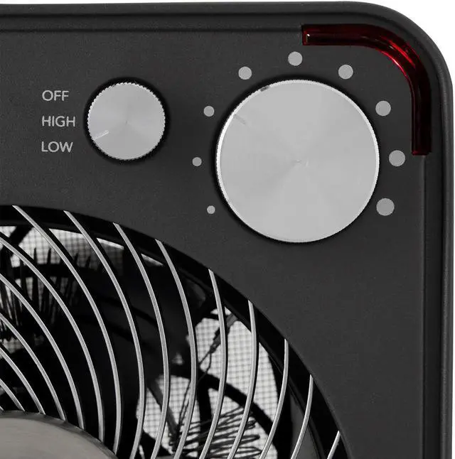 Alt view image 6 of 11 - Vornado 2 Setting Whole Room Vortex Circulation Space Heater, Black (For Parts)