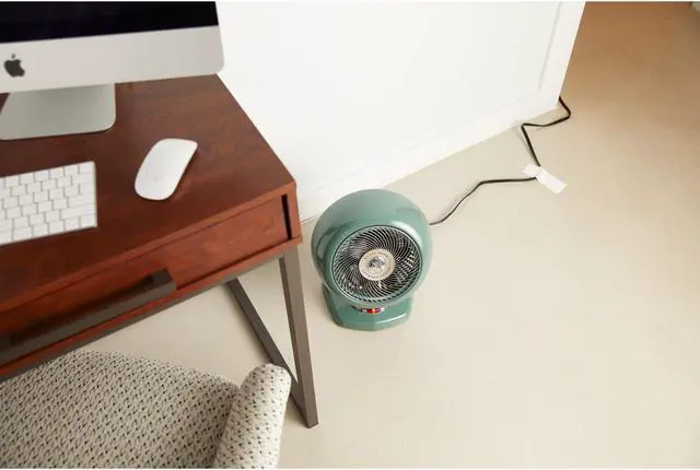 Alt view image 6 of 14 - Vornado VHeat Whole Room Vintage Home Portable Electric Space Heater, Green