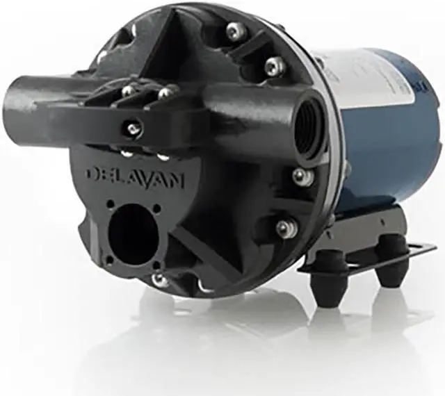 Main image of Delavan 5850-201C-SB 5800 12 Volt 45 PSI 5.4 GPM On Demand Bypass Diaphragm Pump