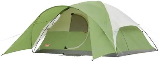 Alt view image 3 of 9 - Coleman Evanston 8 Tent 12x12 Foot Green Tan Grey 2000027942