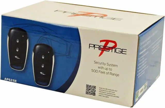 Alt view image 8 of 15 - Audiovox APS25 Car Alarm Vehicle Security System
