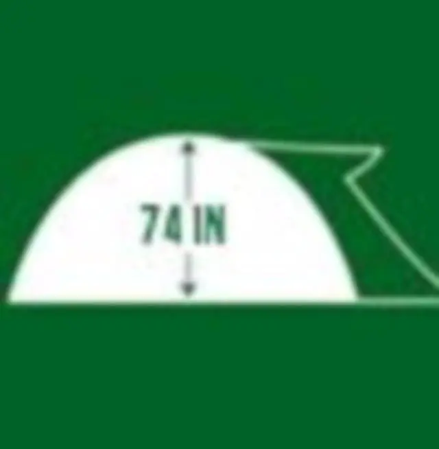Alt view image 6 of 9 - Coleman Evanston 8 Tent 12x12 Foot Green Tan Grey 2000027942