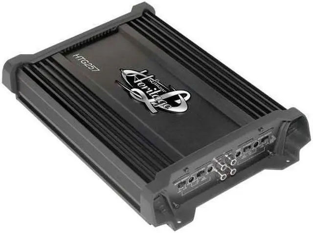 Alt view image 2 of 7 - NEW LANZAR HTG257 2000W 2 Channel MOSFET Car Audio Amplifier+8 Ga Amp Install