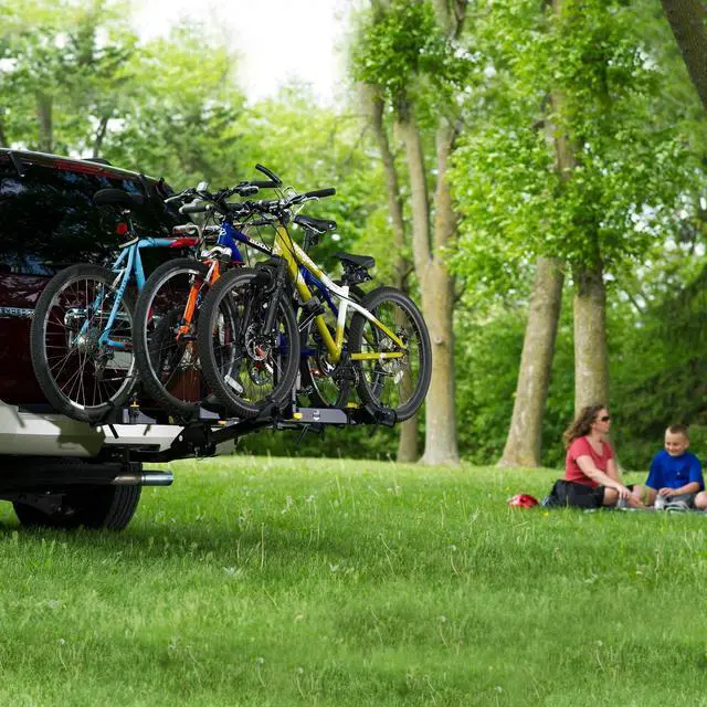 Alt view image 9 of 19 - Saris Freedom Superclamp EX 4-Bicycle Rear Mount Car Hitch Bike Rack