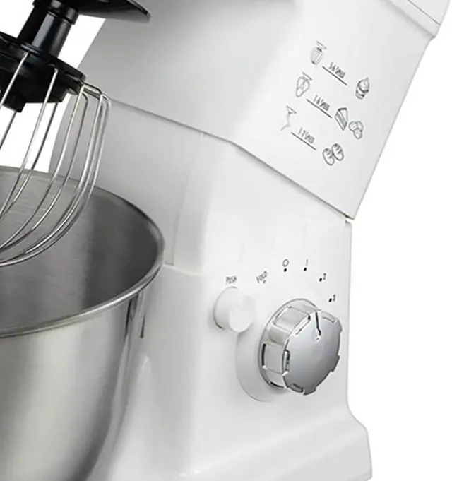 Alt view image 8 of 8 - Hamilton Beach 300W 6 Speed 3.5 Quart Countertop Stand Mixer, White | 63329