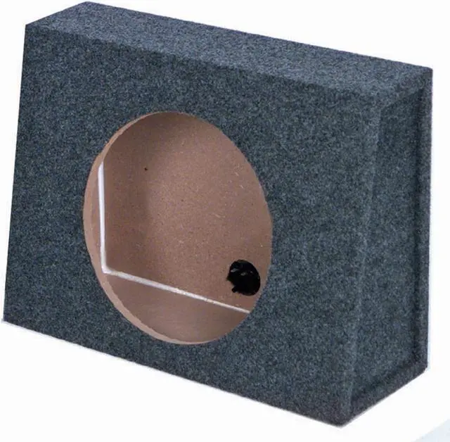 Alt view image 4 of 8 - Qpower QTW10S *Tw10S* Empty Split Woofer Box; 10" Angle;