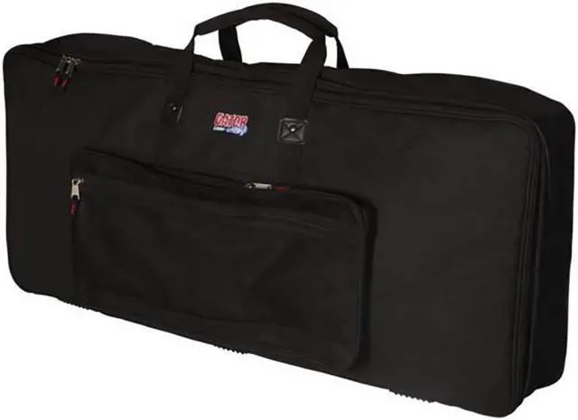 Alt view image 7 of 14 - Gator GKB88SLIM Slimline 88 Note Keyboard Gig Bag Keyboard Soft Bag