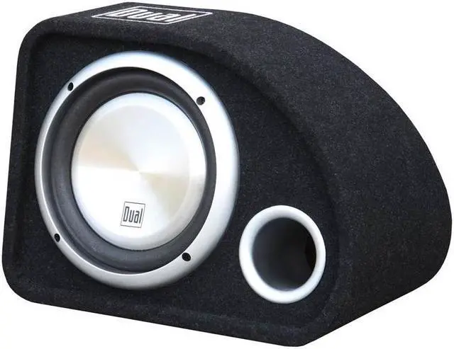 Alt view image 2 of 8 - Dual SBX101 10" 500W Car Subwoofer + Ported Sub Enclosure