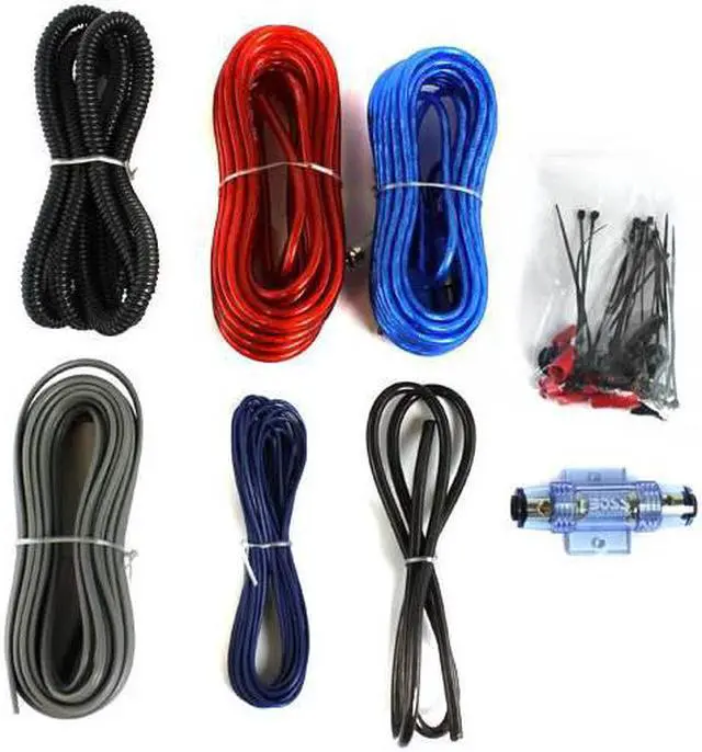 Alt view image 3 of 7 - NEW LANZAR HTG257 2000W 2 Channel MOSFET Car Audio Amplifier+8 Ga Amp Install
