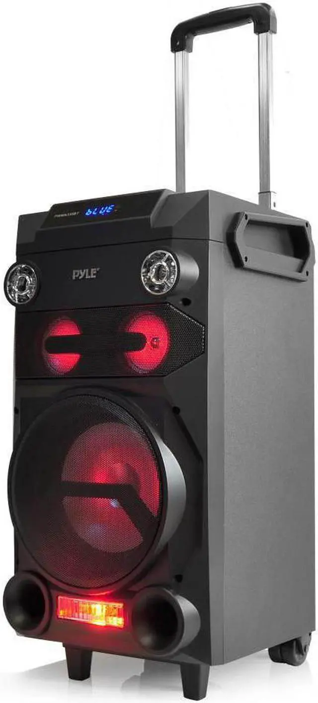 Alt view image 2 of 7 - Pyle PWMA335BT 8" 250W Portable Bluetooth Karaoke PA Speaker & Wireless Mic