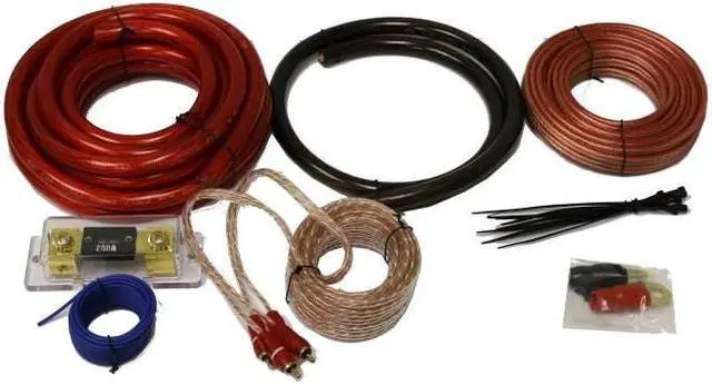 Alt view image 8 of 14 - NEW PYRAMID PB3818 5000 Watt 2-Channel Car Audio Amplifier + 1/0 Gauge Amp Kit