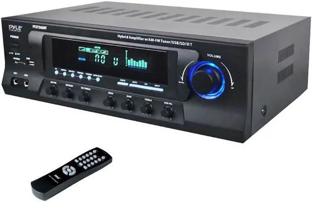 Alt view image 9 of 20 - PYLE PT272AUBT HYBRID AMPLIFIER RECEIVER