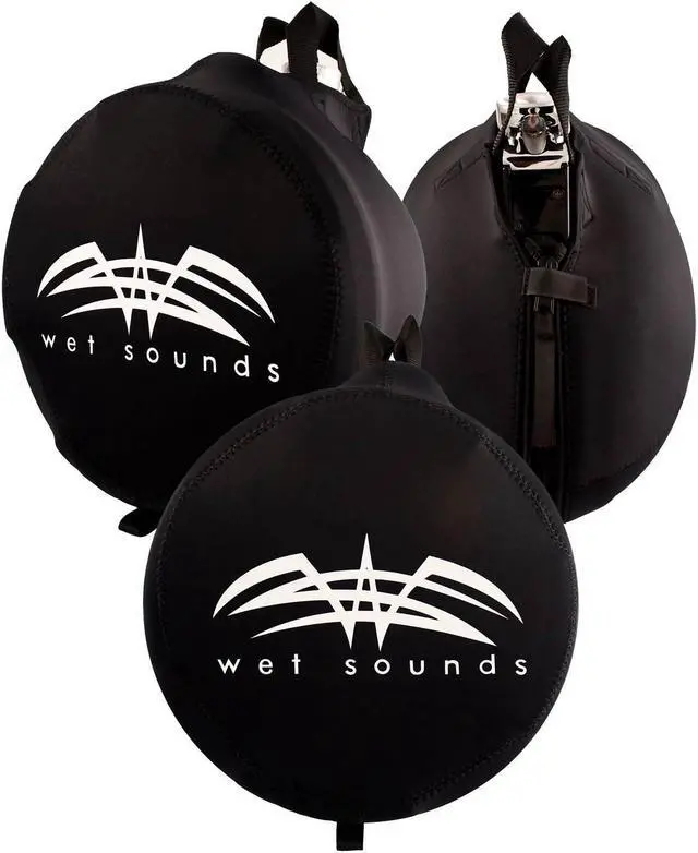 Alt view image 3 of 5 - Wet Sounds Suitz-8 - Wake Tower Speaker Covers for REV8 & PRO60 - Black