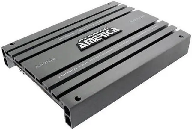 Alt view image 9 of 14 - NEW PYRAMID PB3818 5000 Watt 2-Channel Car Audio Amplifier + 1/0 Gauge Amp Kit