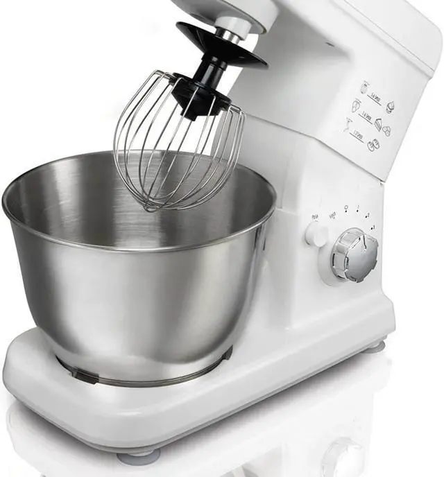 Alt view image 7 of 8 - Hamilton Beach 300W 6 Speed 3.5 Quart Countertop Stand Mixer, White | 63329