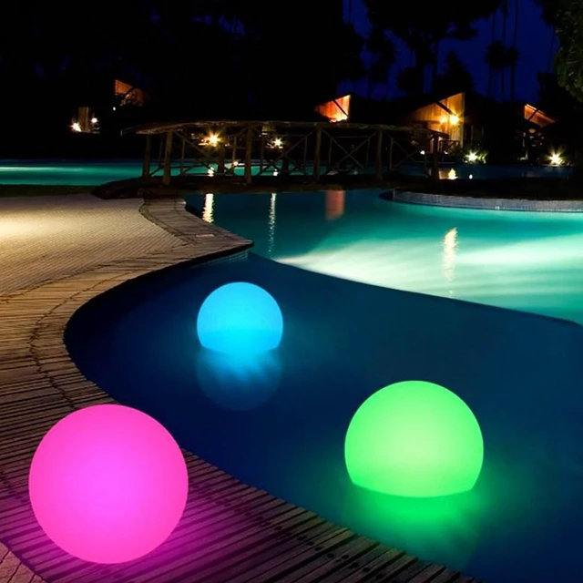 Alt view image 5 of 8 - Color Changing Waterproof LED Light - Ellipsis Ball