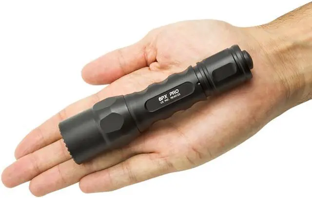 Alt view image 8 of 18 - SureFire 6PX Pro Lightweight High Performance Dual Output LED Flashlight, Black