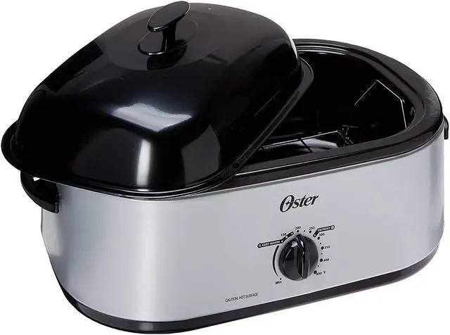 Alt view image 3 of 9 - Oster 18-Quart Roaster Oven with Self-Basting High-Dome Lid, Silver, CKSTRS18-VHD-D