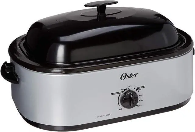 Alt view image 2 of 9 - Oster 18-Quart Roaster Oven with Self-Basting High-Dome Lid, Silver, CKSTRS18-VHD-D