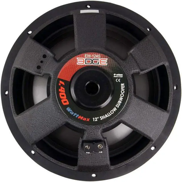 Alt view image 8 of 20 - Power Acoustik 12" Powerful 700W RMS Shallow Car Subwoofer Loud Speaker, Black