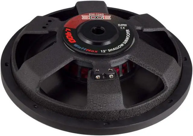 Alt view image 9 of 20 - Power Acoustik 12" Powerful 700W RMS Shallow Car Subwoofer Loud Speaker, Black