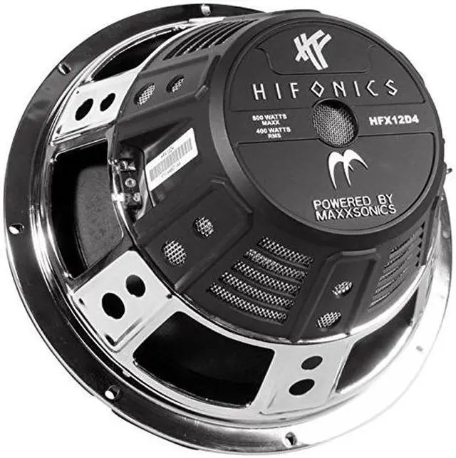 Alt view image 7 of 9 - HIFONICS HFX12D4 12" 800 Watt 4 Ohm DVC Car Audio Subwoofer Power Bass
