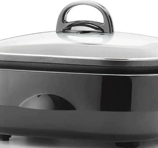 Alt view image 6 of 14 - aroma housewares asp218b 3in1 grillet indoor grill 4quart black