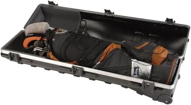 Alt view image 4 of 8 - SKB Cases ATA Deluxe Standard Plastic Storage Wheeled Golf Bag Travel Case