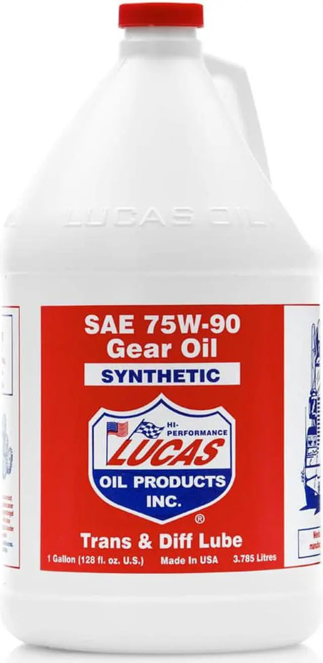 Alt view image 4 of 11 - Lucas Oil 75/90 Synthetic Gear Oil1 Gal