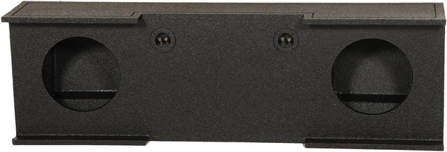 Alt view image 9 of 12 - Q Power QBGMC10 2007 4DR Dual 10-Inch Custom Fit Speaker Box for GM/Chevy Crew Cab 4-Door Trucks 2007-2013